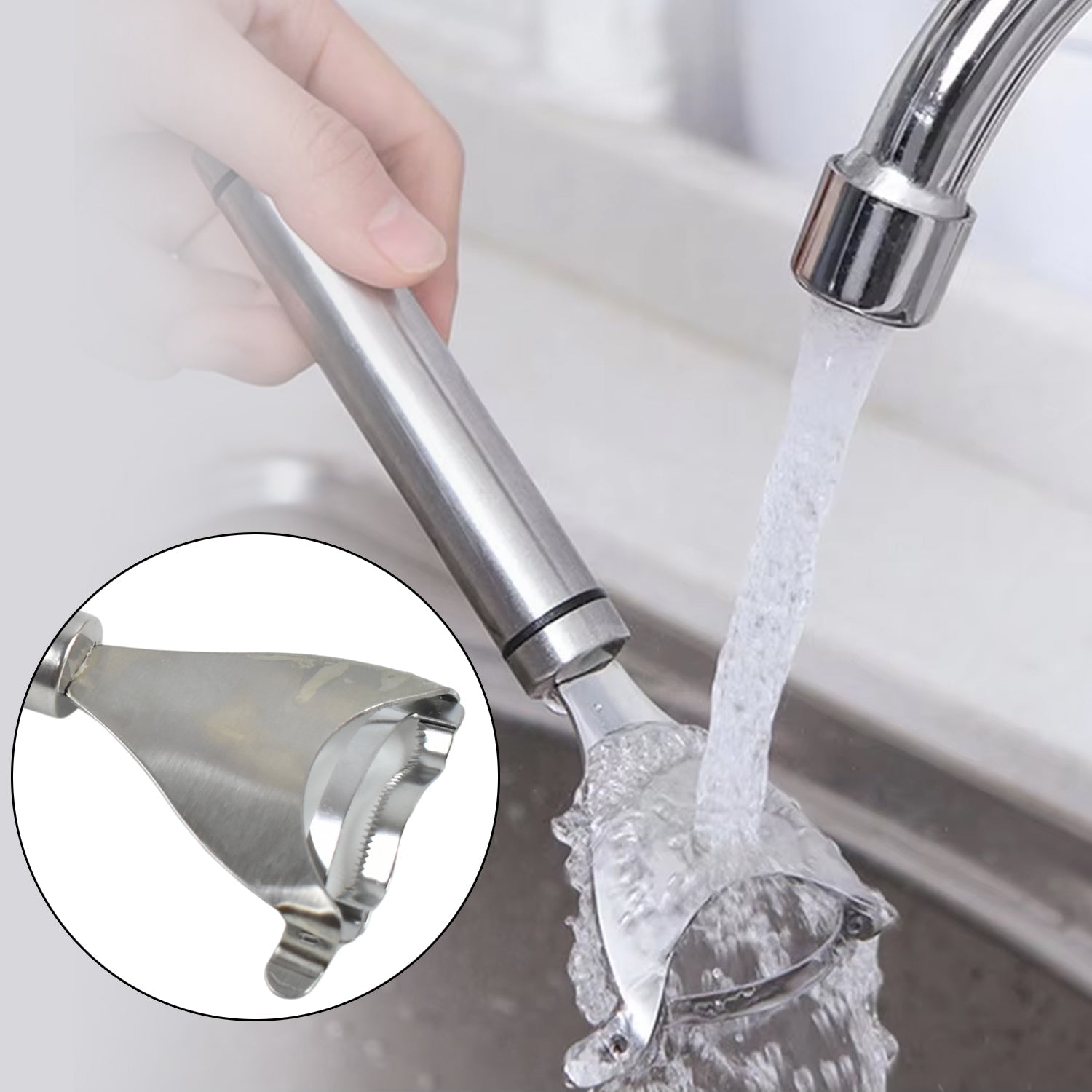 Stainless Steel Corn Peeler Con Cob Remover Cutter (1 Pc) Stainless Steel Corn Peeler Con Cob Remover Cutter (1 Pc)